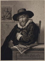 PP 1242
<br/>
Portret van Roemer Pietersz Visscher (1547-1620)
<br/>
<em>Stolker, Jan (1724-1785)</em>